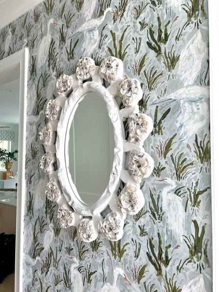 Carolina in French Garden- Wallpaper