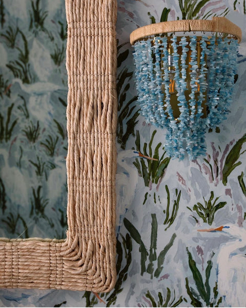 Carolina in French Garden- Wallpaper