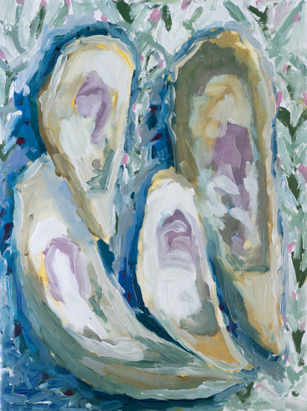Oysters en Plein Air 1- 9x12 (12.75x15.75)