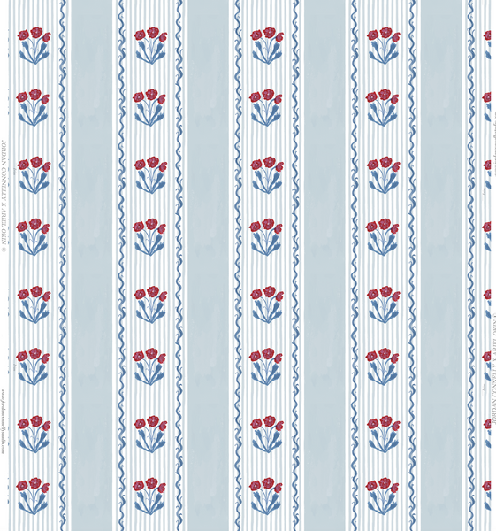 Vertical Marigolds in Sky- Wallpaper