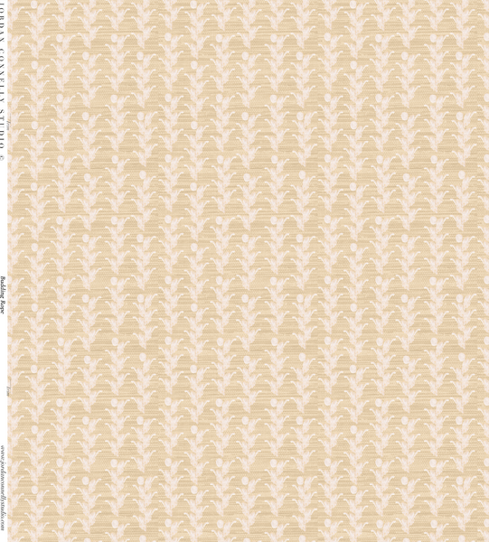 Budding Rope in Natural- Grasscloth Wallpaper