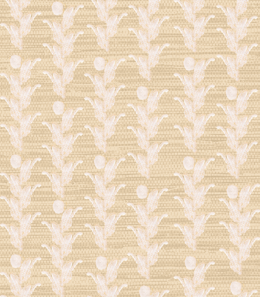 Budding Rope in Natural- Grasscloth Wallpaper