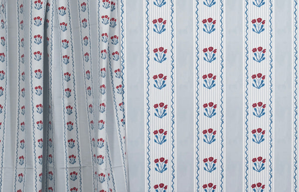 Vertical Marigolds in Sky- Wallpaper