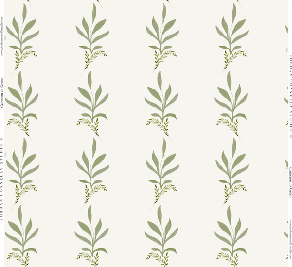 Cameron in Green- Wallpaper