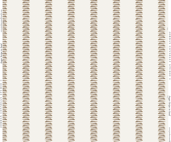 Auger Stripe in Sand- Wallpaper