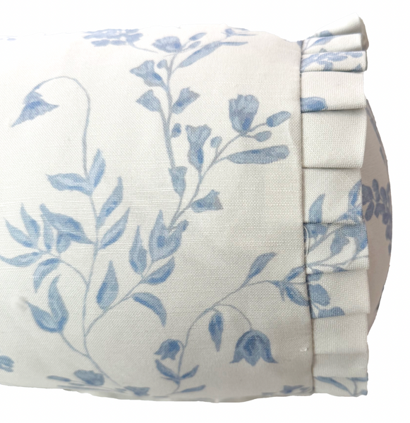 Large Bolster Ruth Pillow Cover- Self Pleated