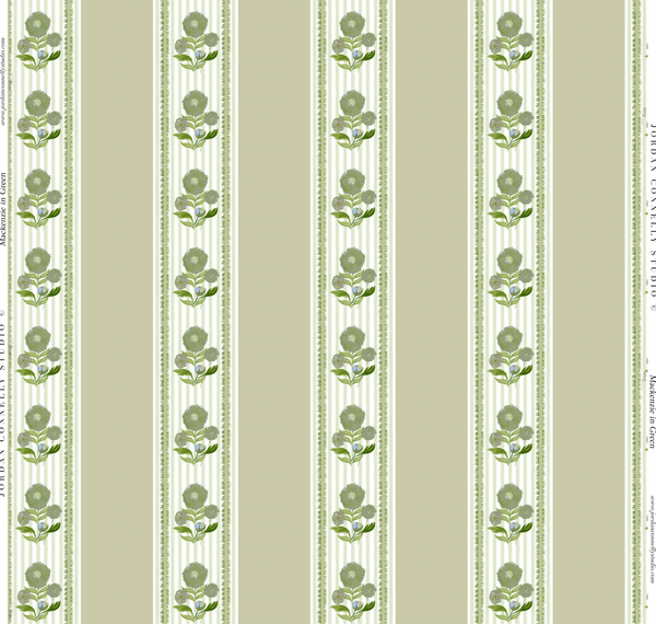 Mackenzie in Green- Wallpaper