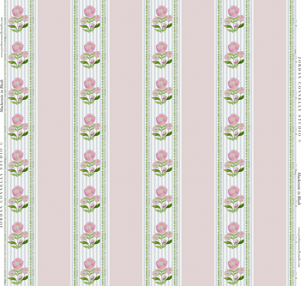 Mackenzie in Blush- Wallpaper
