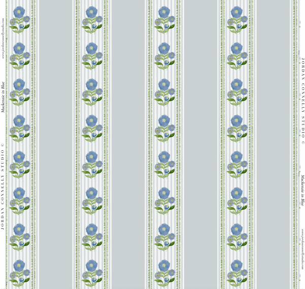 Mackenzie in Blue- Wallpaper