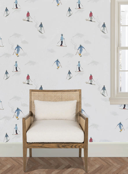 Apres Ski in Color- Wallpaper