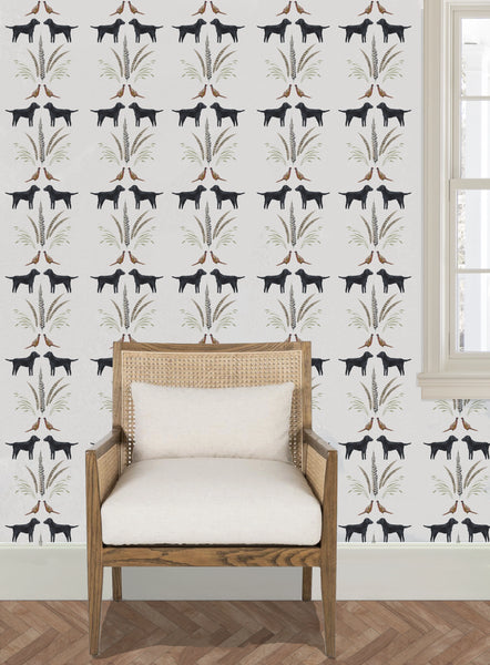 Black Labs- Wallpaper