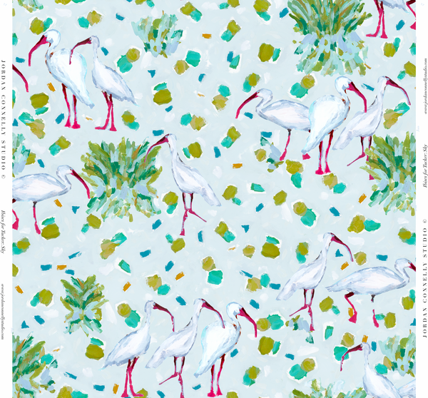 Ibises for Tucker- Wallpaper