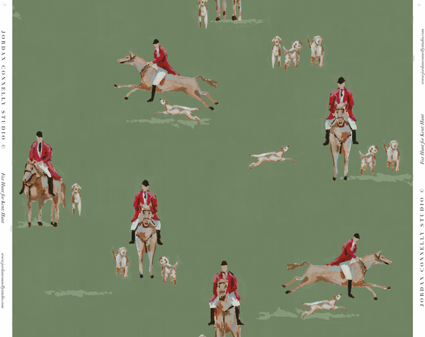 Fox Hunt for Kent in Hunt- Wallpaper