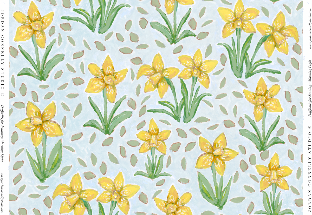 Daffodils for Jennings in Morning Light- Wallpaper – Jordan