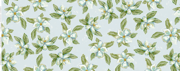 Flowers for Lucie in Wave- Fabric