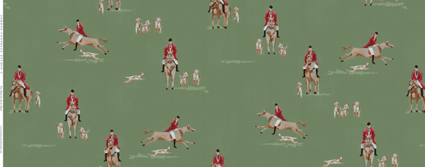 Fox Hunt for Kent in Hunt- Textile