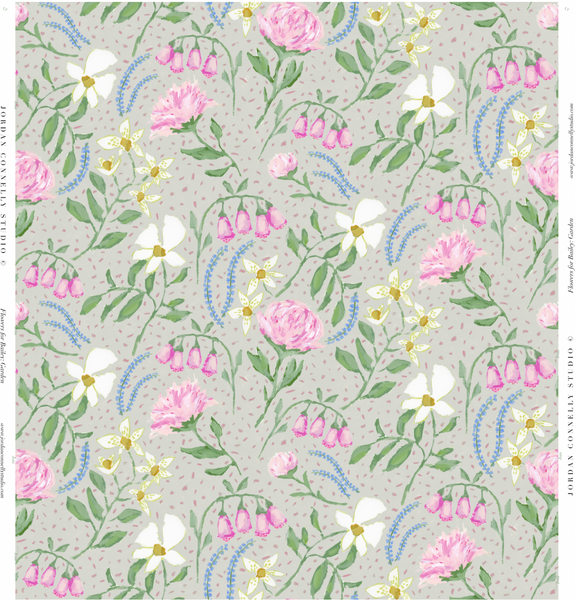 Flowers for Bailey in Garden- Wallpaper