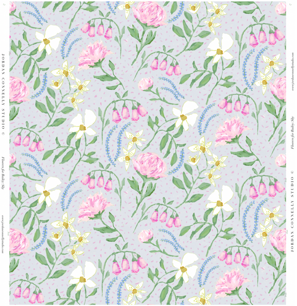 Flowers for Bailey in Sky- Wallpaper