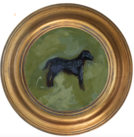 Black Lab 3 -5x5 (~7"x7 framed)