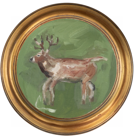 Buck 1 -8x8 (~10"x10 framed)