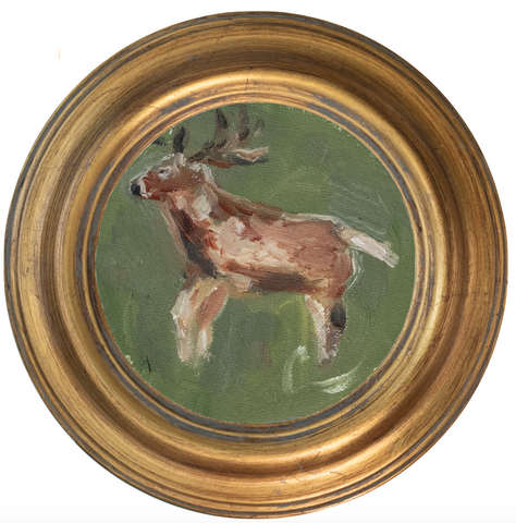 Buck 2 -5x5 (~7"x7 framed)