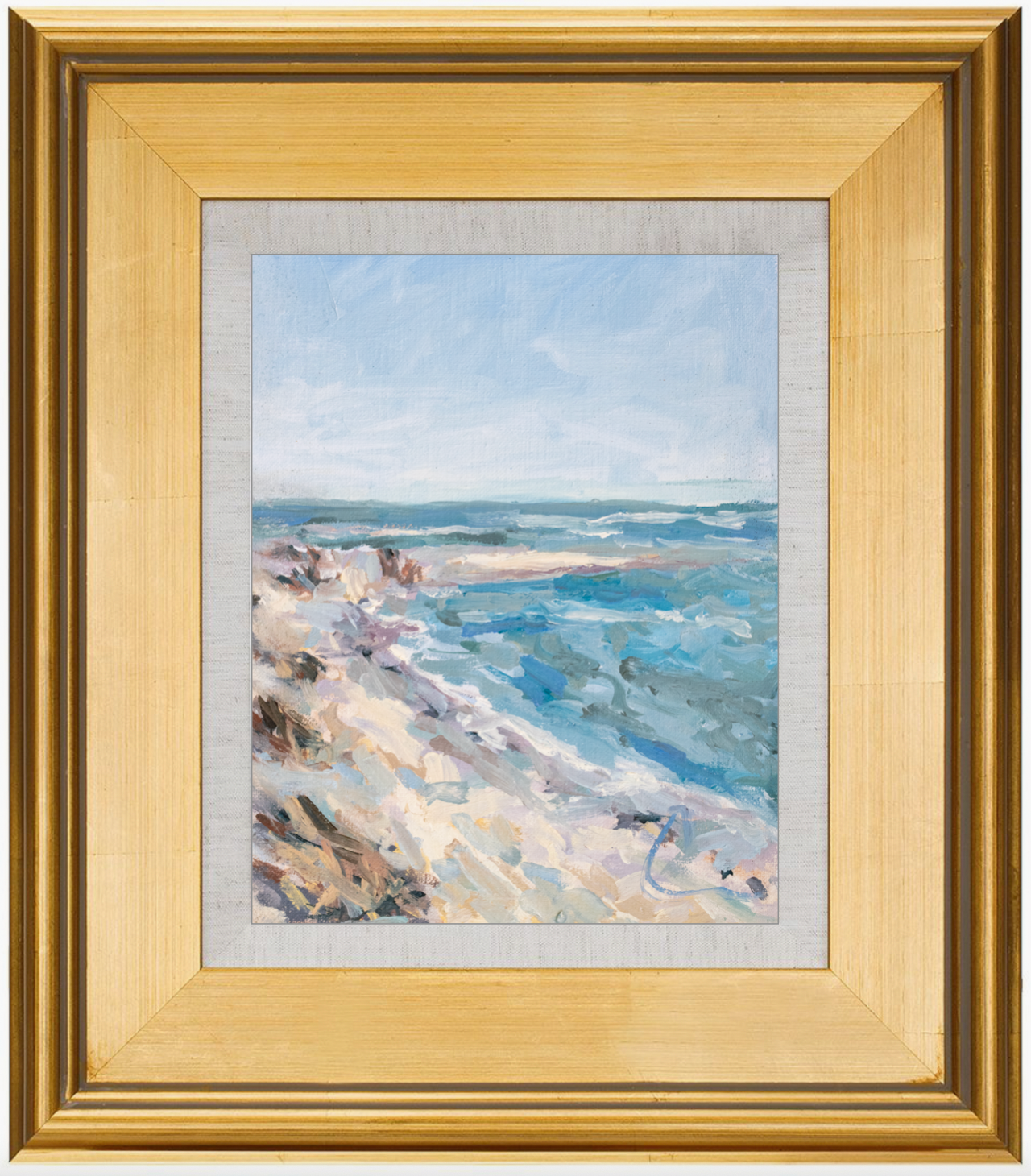 Bull Island Surf-8x10 (~16"x14 framed)