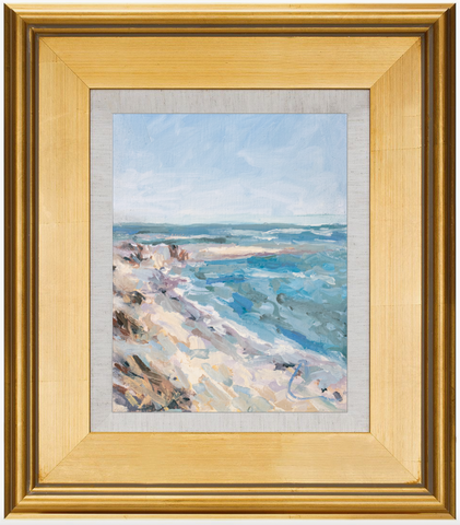 Bull Island Surf-8x10 (~16"x14 framed)