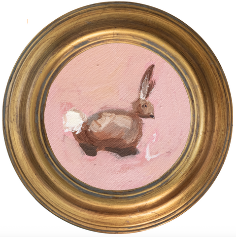 Bunny 4 -5x5 (~7"x7 framed)