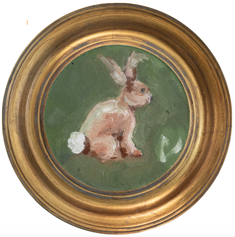 Bunny 5 -5x5 (~7"x7 framed)