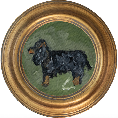 Cocker Spaniel-5x5 (~7"x7 framed)