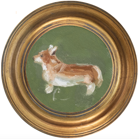 Corgi-5x5 (~7"x7 framed)