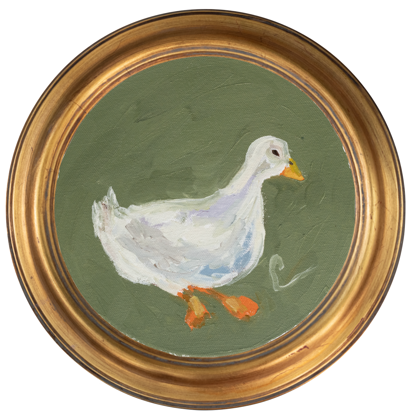 Duck 2 -8x8 (~10"x10 framed)