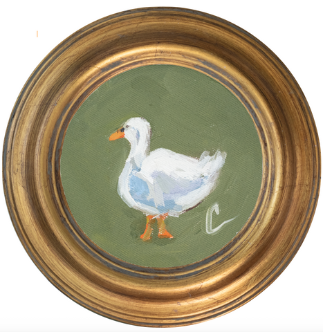 Duck 4 -5x5 (~7"x7 framed)