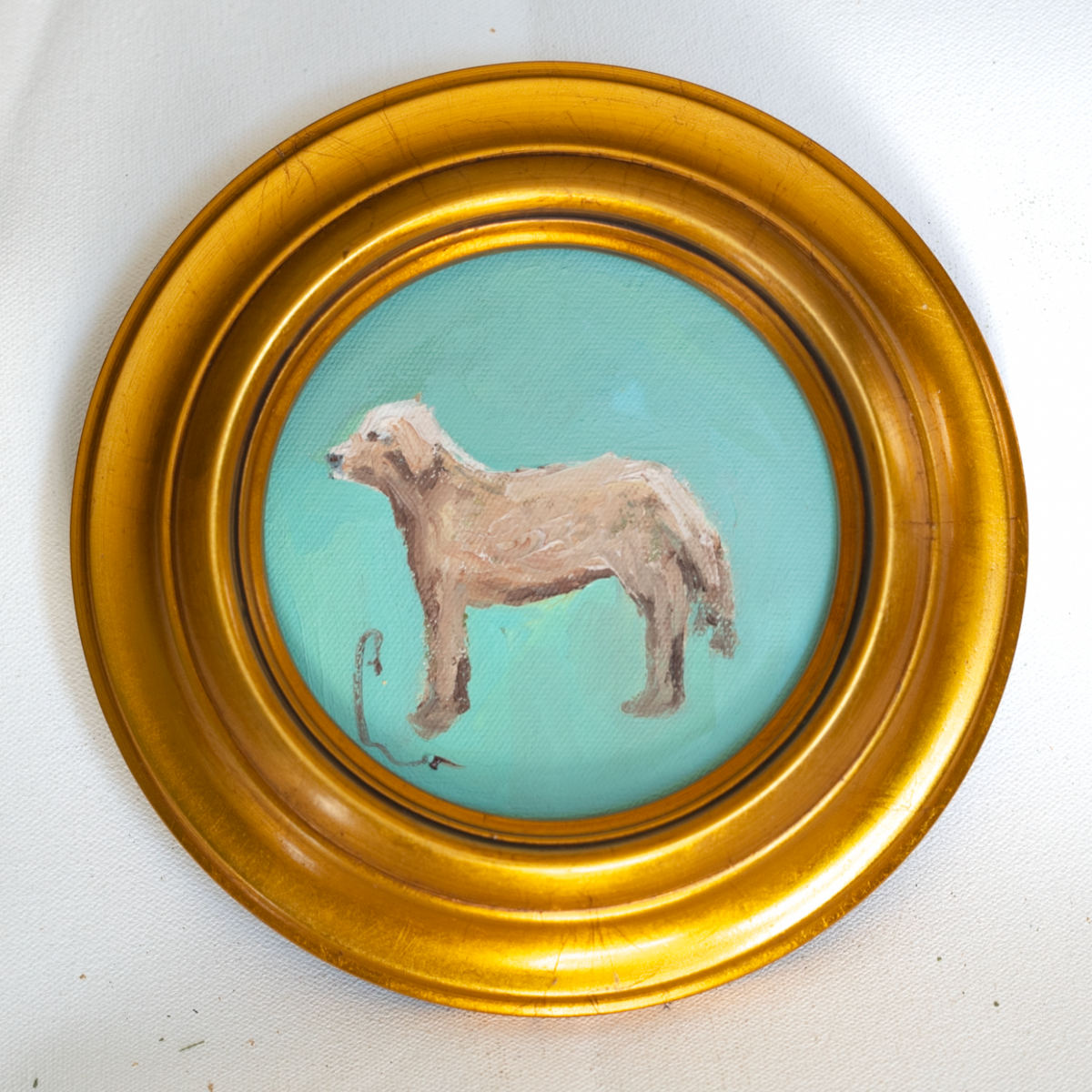 Golden VI 5x5 (Comes Framed) – Jordan Connelly Studio