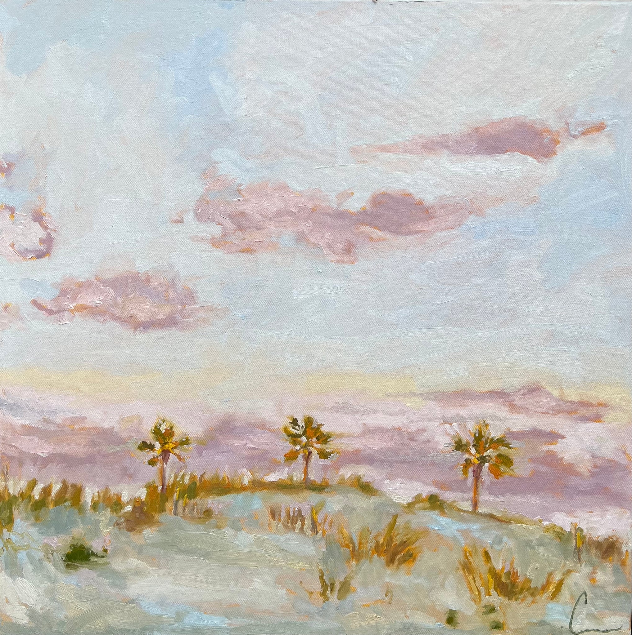 Folly Palms- 24x24