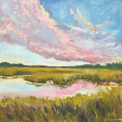 Sunset over Beaufort- 30x30