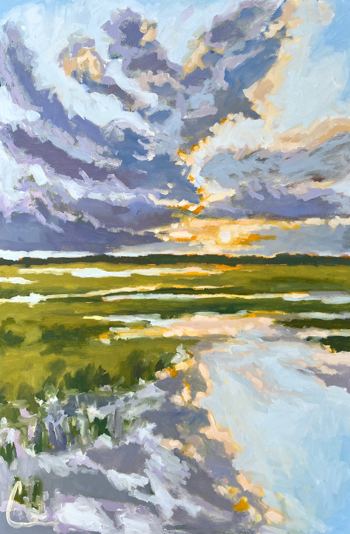 Lilac- 24x36