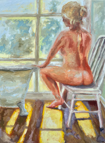 Nude with Sunbeam- 36x48