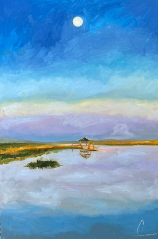 Moonlit Marsh II- 24x36