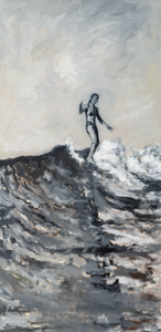Lady Surf - 20X40" (Framed)