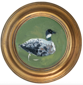 Loon 1 -5x5 (~7"x7 framed)
