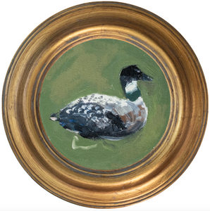Loon 2 -5x5 (~7"x7 framed)