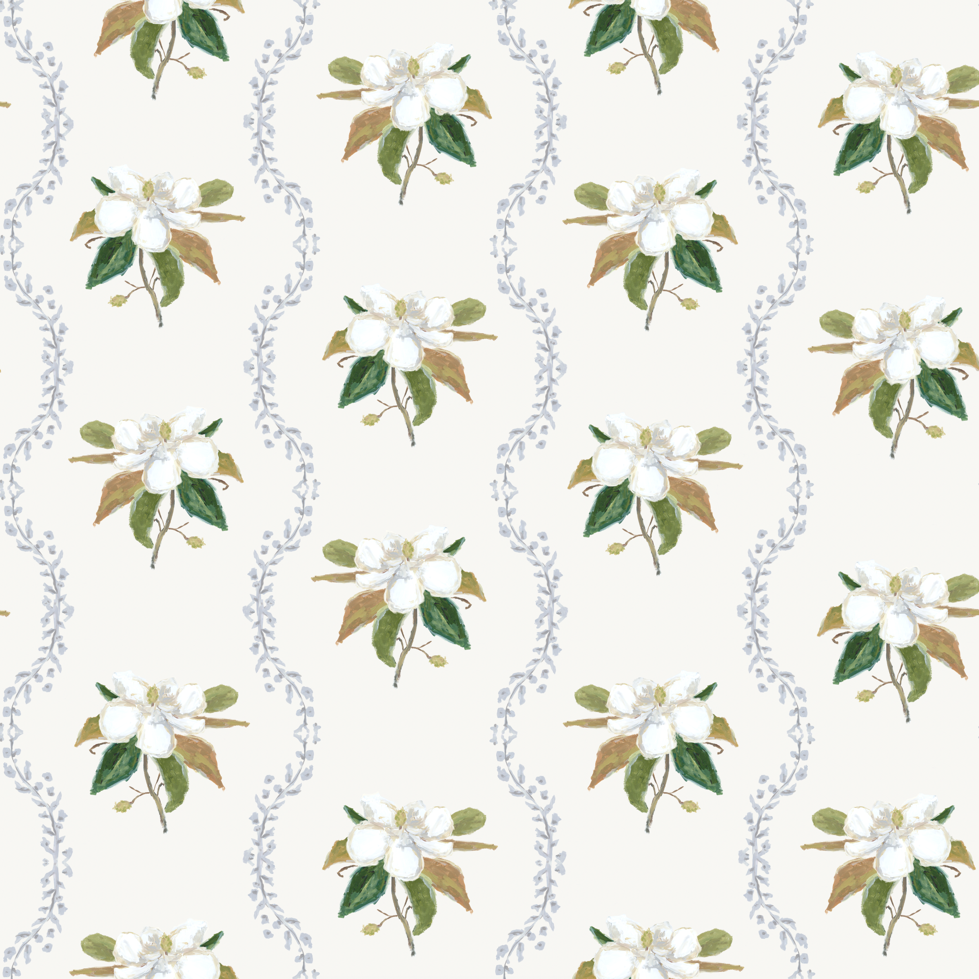 Maggie in Cream- Wallpaper