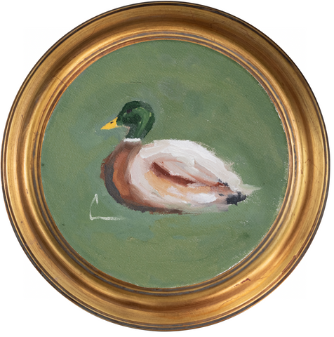 Mallard 1 -8x8 (~10"x10 framed)
