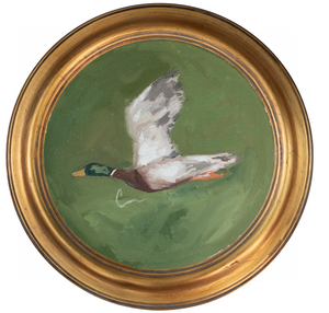 Mallard Flying -8x8 (~10"x10 framed)
