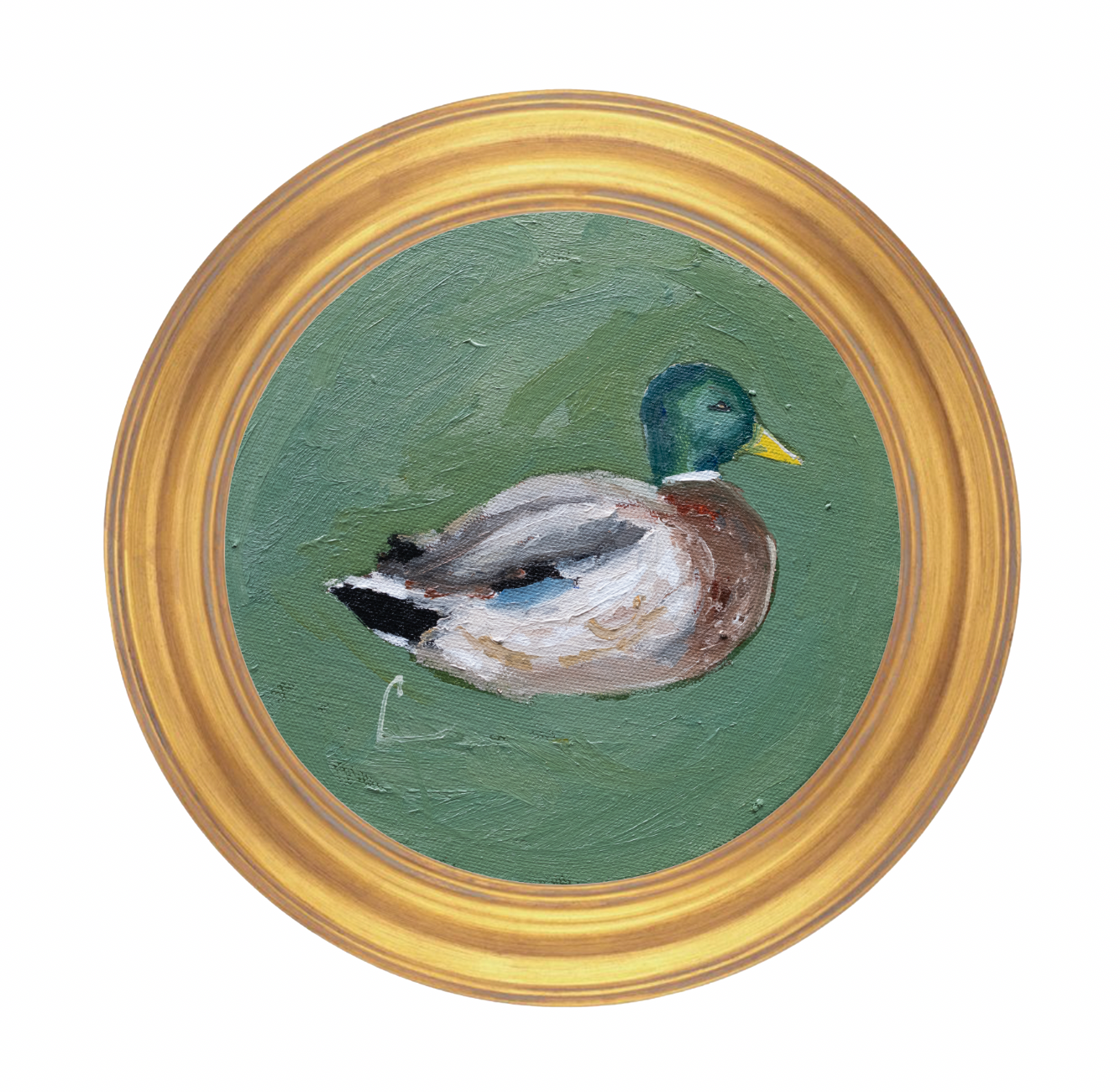 Mallard Duck (hall)- 8X8"