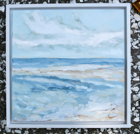 Seascape 2- 12x12 (comes framed)