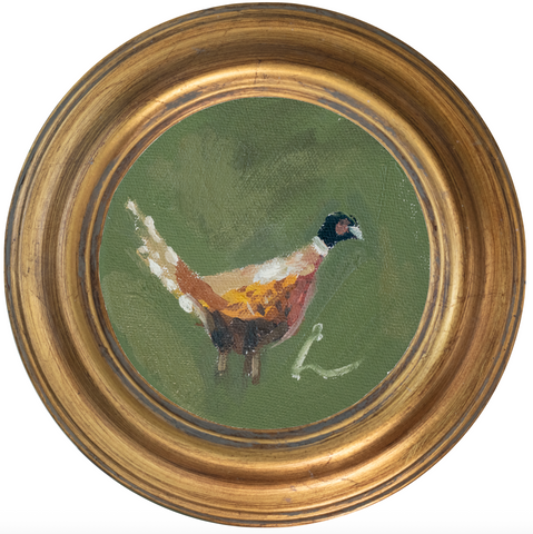 Pheasant 3 -5x5 (~7"x7 framed)