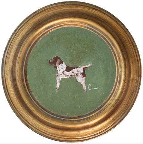 Pointer 2 -5x5 (~7"x7 framed)