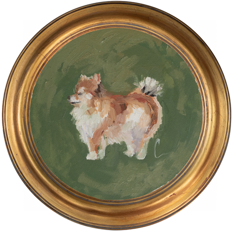 Pom 1 -8x8 (~10"x10 framed)